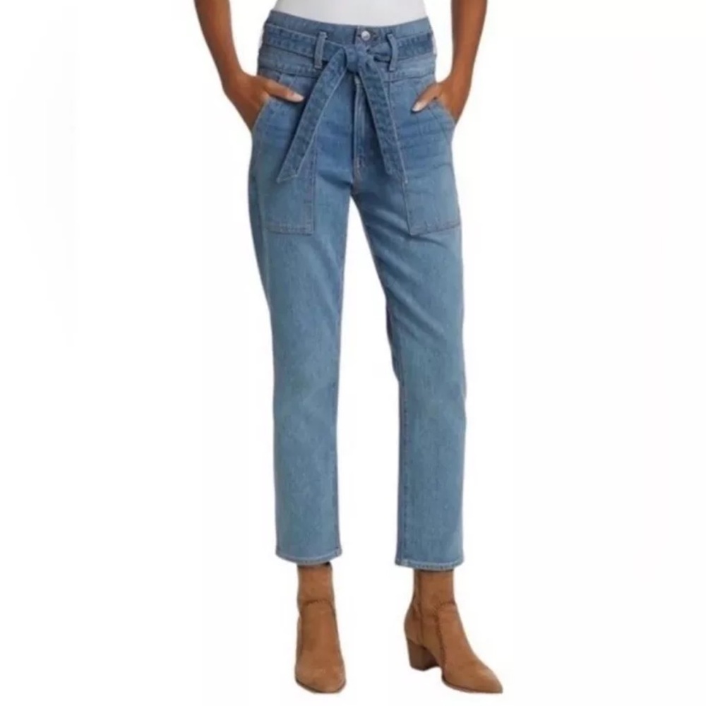 Veronica Beard Logan Slim Extra High Rise Jeans, Size-26/2